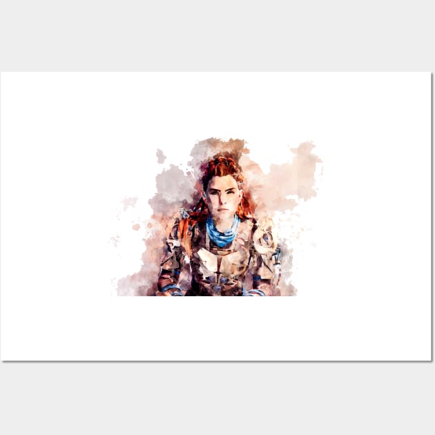 Aloy Watercolor painting Wall Art by Stylizing4You